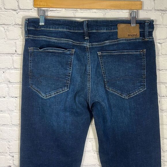 Mavi Jeans Matt Relaxed Straight Jeans size W35 L34 Made in Turkey Stretch - Picture 4 of 12